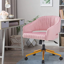 Pink office shop chair wayfair